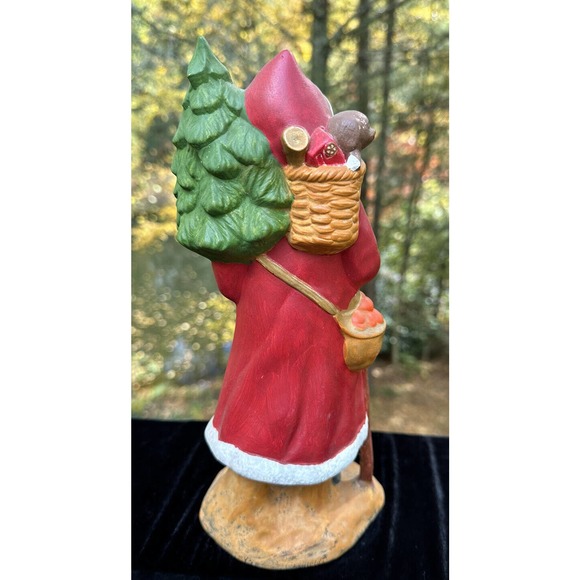VTG Hand Painted Ceramic 11” Santa Claus/St Nicholas Provincial Mold USA -CH7 - Picture 6 of 11